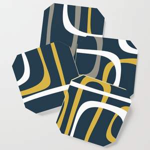 Top Quality Custom Acacia square Black Round Wood Pallet Coasters Printed Manufacturer Wooden coaster Set Trendy Product Stone - Product Image 6