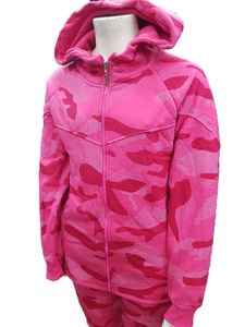 NOUVEAU ENFANTS FILLES CAMO SURVÊTEMENT À CAPUCHE HAUT À CAPUCHE ET BAS DE JOGGING ROSE CAMOUFLAGE BODY COITS PISTES - Product Image 2