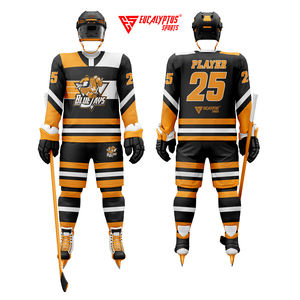 Maillots de hockey sur glace respirants personnalisés |   Concevez vos propres uniformes d'équipe professionnels, couleurs et logo personnalisés |   Impression par sublimation 100% - Product Image 6