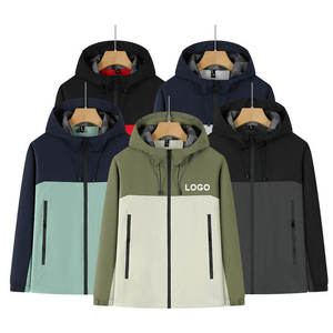 Chaqueta con Capucha Casual de Invierno para Hombre, Logotipo Personalizado, Cremallera, Poliéster Impermeable, Cortavientos, Algodón, para Senderismo al Aire Libre, Talla Grande - Product Image 3