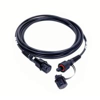 Adaptateur optique étanche Duplex LC SC MPO IP67 LSZH, câble de raccordement à fibres optiques, connecteurs rapides, utilisation extérieure, 5G 4G 3G 100m ODVA