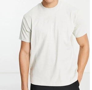 Sigh uality-camisetas de algodón con hombros caídos, camisetas lisas de algodón con estampado de logotipo personalizado - Product Image 1