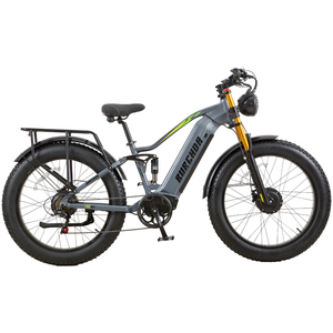 Bicicleta Eléctrica para Adultos, Batería de Litio de 48V, Suspensión Completa, Asistencia al Pedaleo, Alto Rendimiento, Velocidad Máxima 61-80 km/h, Desplazamiento - Product Image 4