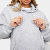 Sudadera de Forro Polar con Capucha para Mujer, Casual, Holgada, con Doble Bolsillo, Estampado Tie Dye, Bordado 3D, Insignia Frontal, Personalizada