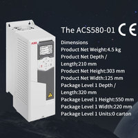 Variateur de fréquence AC haute performance AB Acs 580 VFD d'origine authentique 0,75KW-500KW 380V, convertisseur de fréquence triphasé
