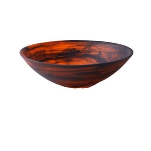 Cuenco de madera redondeado para servir frutas de gran capacidad, utensilios de cocina de Hotel hechos a mano - Product Image 5