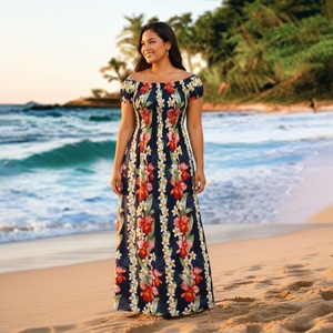 <span class=keywords><strong>Vestido</strong></span> Maxi de Moda <span class=keywords><strong>para</strong></span> <span class=keywords><strong>Mujer</strong></span>, con Hombros Descubiertos, Estampado Floral <span class=keywords><strong>Hawaiano</strong></span>, de Rayón, Informal, <span class=keywords><strong>para</strong></span> Verano, Playa y Vacaciones - Product Image 5