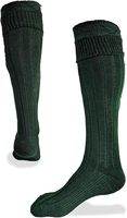 Chaussettes écossaises traditionnelles Onstyle Sports pour kilts, en acier inoxydable, design côtelé durable, montent jusqu'au pli du mollet, pour un look élégant.