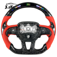 Volant en fibre de carbone forgé avec écran LED pour Dodge Charger Challenger Durango SRT Hellcat 2015+