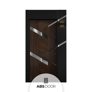ABSDOOR ROSE Porte d'entrée élégante en acier, isolation thermique et acoustique, design réglable, pour appartement, villa, hôtel - Product Image 6