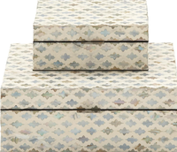 Panier de rangement en corde de coton fait main style bohème, organisateur décoratif tressé pour table, étagère, salle de bain, maison