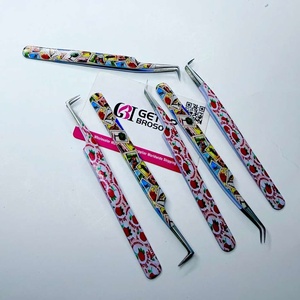 Meilleures pinces à cils GETUP BROSONS IMPEX GBI-EET 10 mm en acier inoxydable avec revêtement en papier et pointe en fibre lisse - Product Image 4