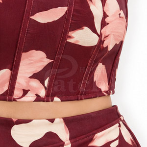 Colección de Trajes de Baño Elegantes para Mujer, Conjunto de Dos Piezas Coordinado, Tela Suave, Estilo Moderno, para Vacaciones en la Playa, Resort de Verano, Ropa de Viaje - Product Image 6