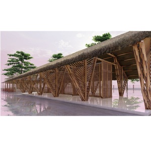 Invernaderos Prefabricados Industriales Rectangulares de Bambú de Alta Calidad de 40HC, Diseño Moderno, Área Exterior de 10m2, Garantía de 5 Años, Directamente de Fábrica - Product Image 5