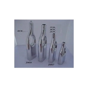 Aluminum Flower <b>Vase</b> With aluminum base And Nickel Finished High Quality Indian Made Metal Material Flower <b>Vases</b> - Product Image 2