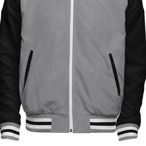 Chaqueta universitaria de invierno para hombre de último diseño 2025, chaqueta universitaria de béisbol de Color sólido Premium al por mayor para hombre - Product Image 6