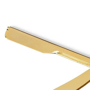 มีดโกนหนวดสำหรับร้านตัดผมมีด้ามจับพับได้มีดโกนขอบตรงทำจากสแตนเลส - Product Image 4