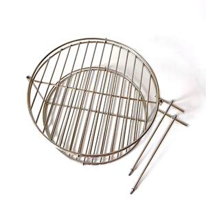 <span class=keywords><strong>Grille</strong></span> de refroidissement <span class=keywords><strong>ronde</strong></span> en acier inoxydable OEM pour la cuisson des aliments Soudage Accessoires de cuisine-<span class=keywords><strong>Grille</strong></span> carrée Casseroles Plateau Charbon de bois - Product Image 5