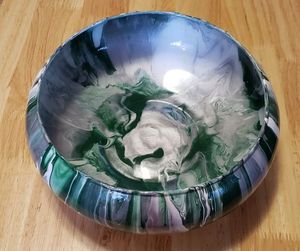 Bol en résine tendance de haute qualité, vaisselle décorative artisanale pour un usage quotidien, disponible en gros - Product Image 1