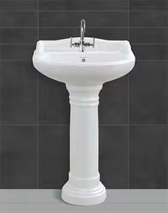 Articles sanitaires en céramique de salle de bains en pierre naturelle décorative indienne-évier sur pied en granit, lavabo sur pied Lavabo, Morbi - Product Image 4