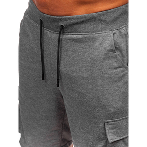 Short en jean vintage personnalisé pour hommes avec broderie en détresse et design en strass, style streetwear - Product Image 5