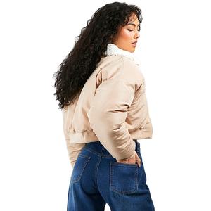 Vestes d'hiver pour femmes grandes tailles, 100% polyester, tissu épais, vêtements décontractés, personnalisables, respirants, fermeture éclair intégrale - Product Image 3