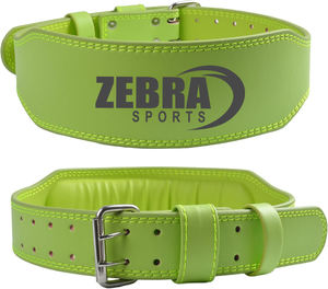 Kualitas tinggi Logo kustom latihan kebugaran Pria Wanita S M <span class=keywords><strong>L</strong></span> kulit sapi profesional perlindungan <span class=keywords><strong>Hook</strong></span> penutupan <span class=keywords><strong>Loop</strong></span> angkat berat - Product Image 4