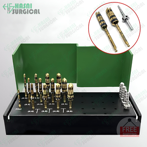 Kit de Fresas Dentales Manuales de Acero Inoxidable Más Vendido, Topes para Implantes Dentales, Fresas Dentales de Osseodensificación al por Mayor, Aprobado por CE e ISO - Product Image 3