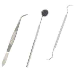 Ensemble d'instruments chirurgicaux dentaires de qualité supérieure Outils d'hygiène Grattoir à tartre et détartreur à faucille pour dentiste Utilisation diagnostique de base - Product Image 5