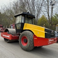 Rouleau compresseur routier diesel Dynapac CA610 d'occasion, poids de travail 21 tonnes, compacteur vibrant à tambour unique, 127 kW, marque suédoise originale