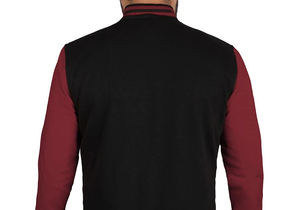 Fabricant OEM de haute qualité hommes Chenille vente en gros de vestes d'université de baseball à manches en cuir pour hommes - Product Image 5