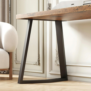 Pieds de bureau en métal robustes de 28 "Cadre moderne de 25.8" de large avec niveleurs de sol réglables - Product Image 2