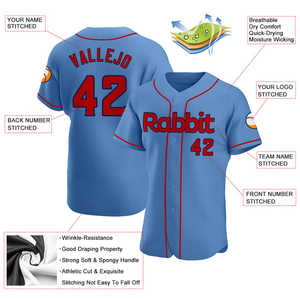 Vente en gros de maillots de baseball personnalisés fabricant de tissu à séchage rapide respirant de qualité supérieure vêtements d'équipes de sport pour les tournois de clubs scolaires - Product Image 6