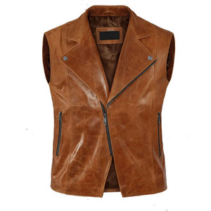 Chaleco de cuero transpirable para hombre 2024, ropa exterior informal cálida de invierno a un precio razonable - Product Image 5