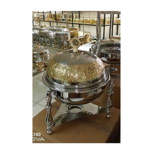 Vente chaude de luxe et chauffe-plats de haute qualité fait à la main sur Offre Spéciale et fournisseurs or et argent en relief - Product Image 1