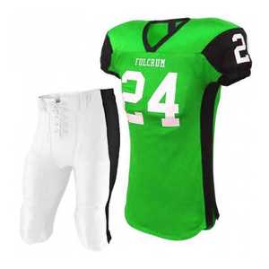 Uniforme de football américain de qualité supérieure maille respirante coutures solides couleurs d'équipe personnalisées ajustement Durable pour les joueurs de collège et de club - Product Image 5