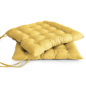 Coussins décoratifs en bambou texturé 40x40x5cm pour chaise, canapé, salle à manger - Ensemble de coussins de siège, coussins lombaires, coussins de siège - Product Image 6
