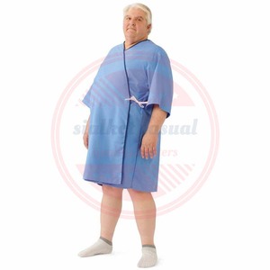 Venta al por mayor de calidad superior hombres mujeres pacientes vestidos \ algodón poliéster Hospital uso médico Batas para el paciente - Product Image 5