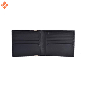 2025 Logo personnalisé portefeuille en cuir hommes à la main en cuir véritable portefeuille décontracté en gros - Product Image 2