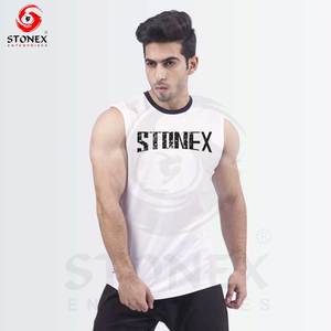 Camiseta sin Mangas Transpirable de Secado Rápido para Hombre, Camiseta Deportiva para Gimnasio con Logotipo y Diseño Personalizables en la Parte Delantera - Product Image 6