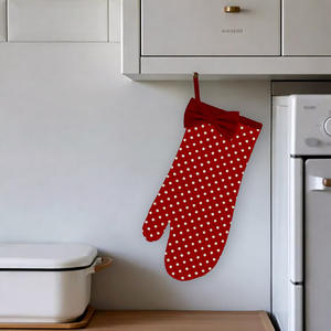 Guantes de Cocina Resistentes al Calor y Ecológicos con Diseño Impreso, 100% Algodón, Logotipo Personalizado de Fabricante Indio - Product Image 1