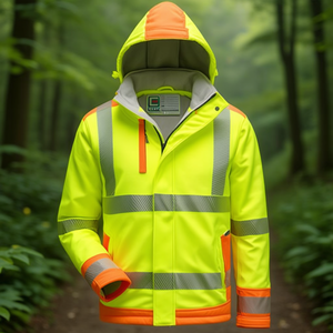 Chaqueta Softshell de Alta Visibilidad Rickmer ELYSEE Amarillo/Naranja, Sudaderas y Chaquetas Promocionales - Product Image 3