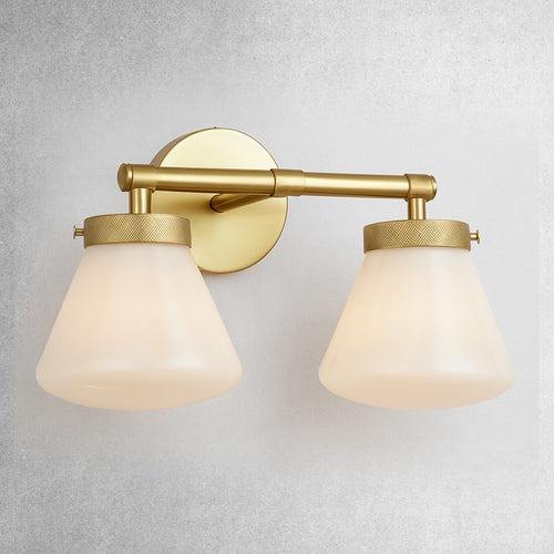 Aged Brass and Ivory White