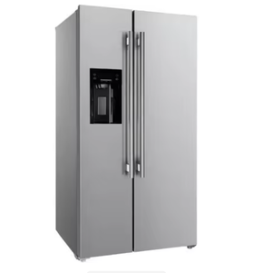 High-Stainless Steel Air-Cooled Frost-Free <b>Refrigerator</b> Energy-Efficient for Hotels Portable Double US Electronic Control - Product Image 4
