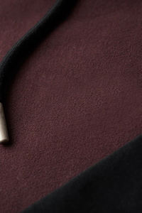 Sweat à capuche décontracté pour hommes avec motif patch en détresse 100% coton couleur unie à capuche fermeture éclair et cordon mode d'hiver - Product Image 5