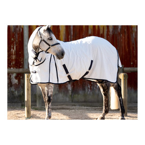 100% Poliéster Cavalo Tapetes Cavalo Equipamento Equine Combo Estável Cavalo Verão Tapete Com Tampa Do Pescoço a Preço De Atacado Venda Quente - Product Image 5