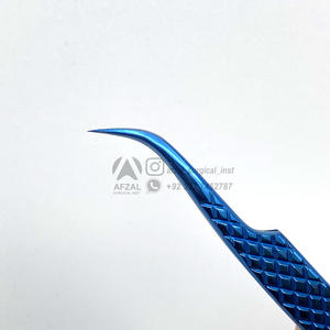 Pince à épiler à pointe inclinée en acier inoxydable de marque privée ASI pince à épiler de volume pour les soins de beauté - Product Image 4