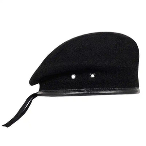 Nueva venta Nuevo estilo Ceremonial Cap Boina de lana Hombres Uniforme Boina de entrenamiento - Product Image 5