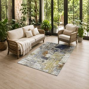 <b>RUGS</b> DEPOT LXDP-0960 Wholesale Multicolor Neutral Contemporary Abstract Digital Printed Machine Washable Chenille <b>Rug</b> <b>Non</b> <b>Slip</b> - Product Image 6