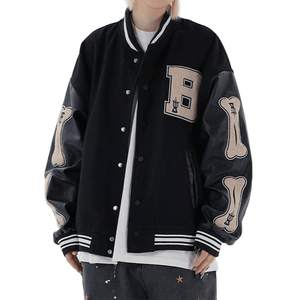 Blouson Bomber de Baseball Homme OEM Haute Qualité 2026 – Veste d'Hiver Streetwear avec Poches pour Homme - Product Image 2